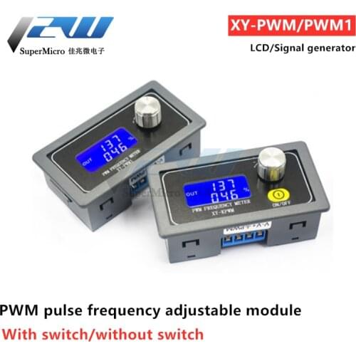 Dual PWM System XY-PWM1 Pulse Frequency Signal Generator Duty Cycle Adjustable Module Square Wave Rectangular Signal Generator