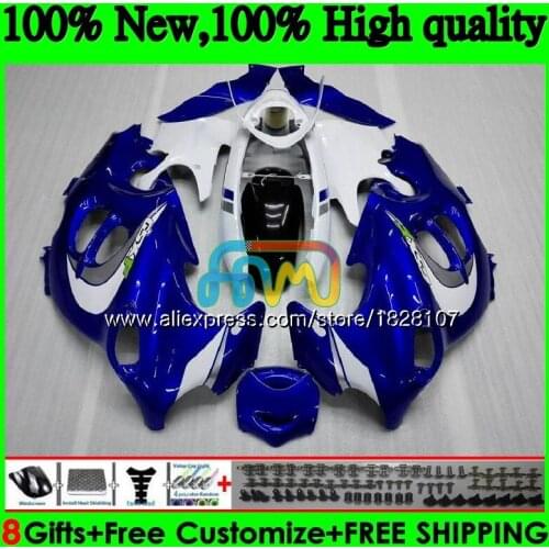 Body For SUZUKI KATANA GSXF Blue white 600 750 GSXF600 98 99 00 01 02 33BS.4 GSX750F GSXF750 1998 1999 2000 2001 2002 Fairing