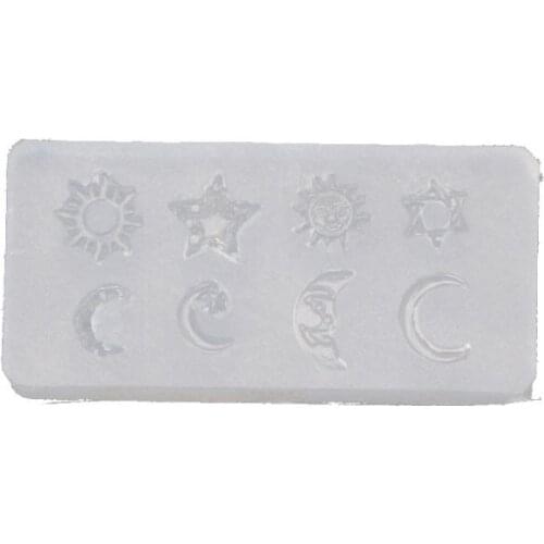 Mini Size Moon Star Sun Resin Jewelry Fillings Resin Silicone Mold Jewelry Tools