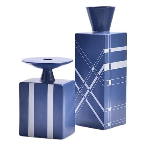 Fashion home decoration Exquisite Quiet Time Flower Ornament Decoration for Milanese Style Vase