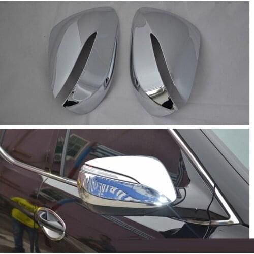 For Hyundai Santa Fe ix45 2013-2018 ABS Chrome Rearview mirror cover Trim COVER Rearview mirror Decoration Car styling