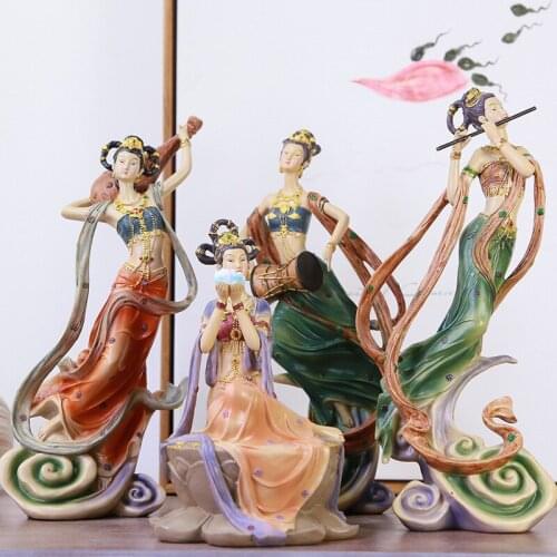 NORDIC RESIN CHARACTER STATUE CRAFTS DECORATION MODERN SIMPLE HOME LIVING ROOM OFFICE STUDY PLACE HOME DECORATION ACCESSORIES