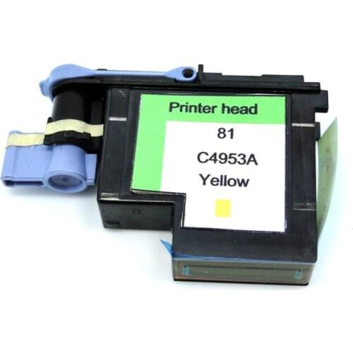 YOTAT 1pcs Yellow 81 print head remanufactured C4953A for HP81 Designjet 5000 5000ps 5500 5500ps