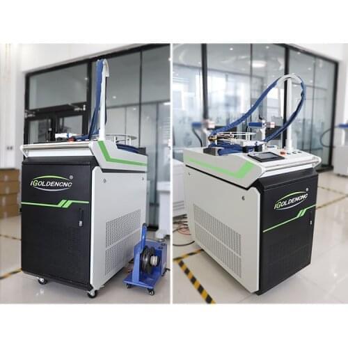 Portable mini small desktop handheld fiber stainless steel gold and silver ipg laser beam welding machine hand held