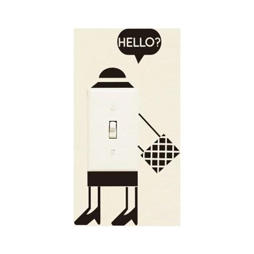 Drop Shipping girl Home Decoration Accessories Wall Decals Home Decoration Vinyl Mural Decal