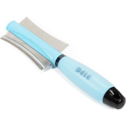 Pet Hair Comb for Cat Dog Hair Remover Double-sided Easy Deshedding Brush for Cat Grooming Tool for Long Small Hair Dog