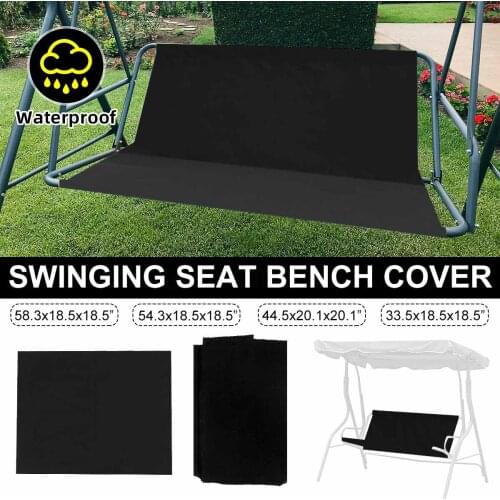 Garden Swing Cushion Waterproof Thicken Dustproof Chair Replacement Canopy Outdoor Sun Shade Spare Fabric Cover Dust Covers
