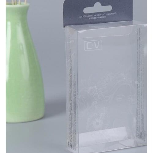 UV Protected Custom Made Colorful Printing Clear Transparent Plastic Boxes With Hang Hole ---PX20212