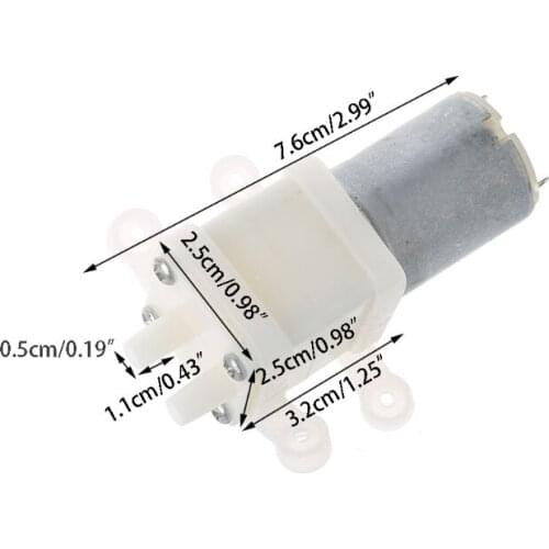 Priming Diaphragm Mini Pump Spray Motor 12V Micro Pumps For Water Dispenser GXMA