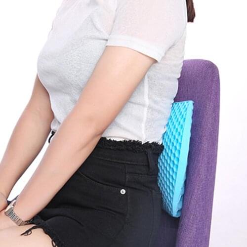 High Elasticity Lumbar Support Breathable Healthcare Back Waist Cushion Travel Pillow Car Seat Home Office Pillows Relieve Pain