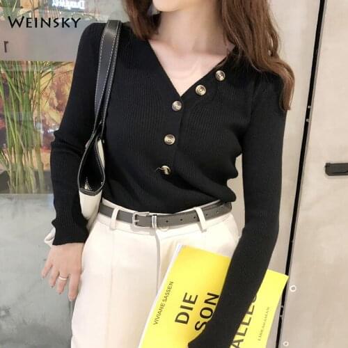 Weinsky Women's V-Neck Pullovers