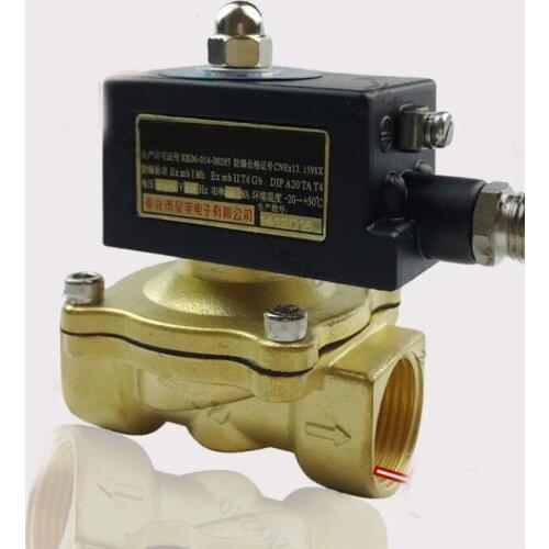 1 1/4 inch 2W series ex-proof air ,water,oil,gas solenoid valve brass electromagnetic valve