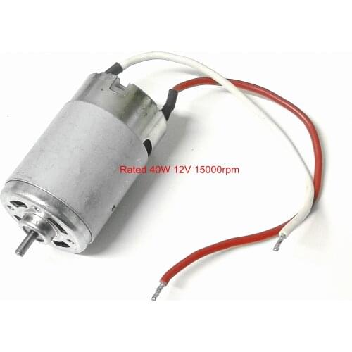 14.4V Electric drill Screwdriver DC Motor RS-550 DIY car Model 40W 12V 15000rpm motor D shaft 1.2A（without cover)