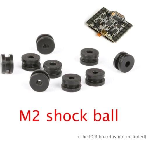 30PCS M2 Rubber Shock Absorbing Ball For FPV RC Quadcopter Flight Controller Dshot Shorck Absorber Damping Ball Spare Parts