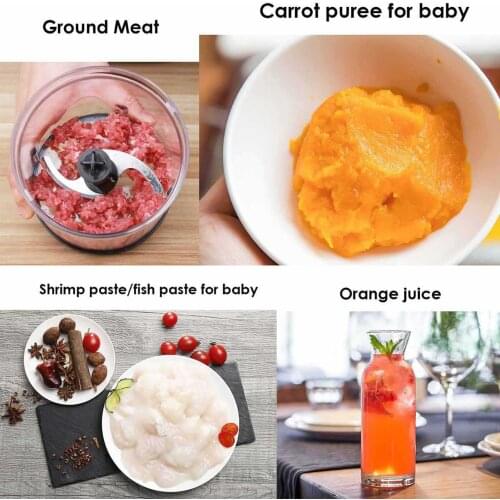 4 in 1 Hand Blender for Kitchen 500W Multifunction Blender with 2 Adjustable Speed Hand Blender For Smoothies Mash Sauce JA55