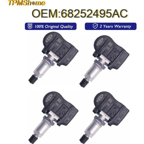 Car TPMS Sensor 68252495AC Tire Pressure Monitoring System 433MHz FOR JEEP GRAND CHEROKEE IV 68252495AA Tyre Air Monitor Sensor