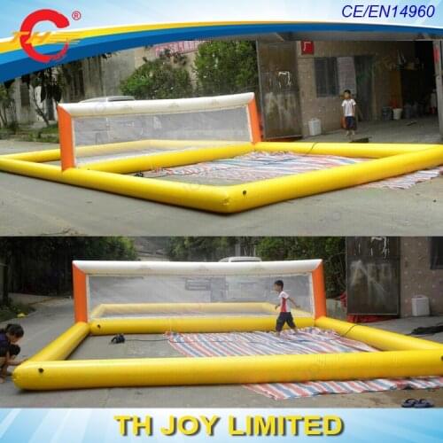 Free shipping!12x6m inflatable water volleyball court,Inflatable floating Volleyball Court,Outdoor Inflatable Beach ball Games