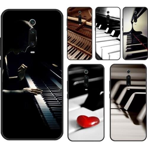 Piano Keys Keyboard design For POCO F3 F1 F2 M3 X3 Pro Phone Case For Xiaomi Mi 11 Ultra Mi Note 10 Lite 9T 10T Pro