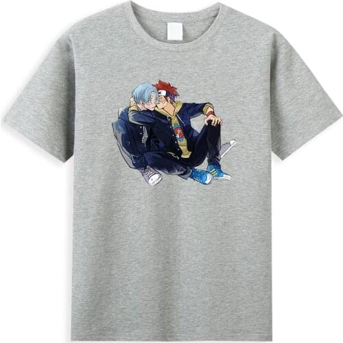 SK8 The Infinity T Shirts Men Casual Harajuku Manga Tees Short Sleeve Male T-shirt Japanese Anime Tops Mens Oversized Streetwear