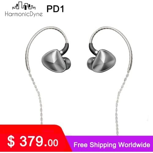 HarmonicDyne PD1 Earphone Dynamic Driver 4.4mm/3.5mm P.D.1 Earbuds with MMCX Cable Headphones