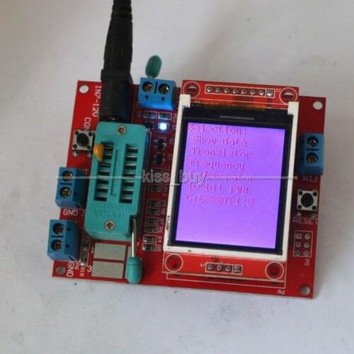 GM328 Transistor Tester DC7-12v LCR ESR Frequency Meter PWM Signal Generator