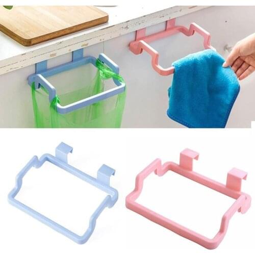 1pc Creative Foldable Hanging Cupboard Cabinet Storage Holder Can Bag Trash Kitchen Hanger Trash Rubbish P8M0