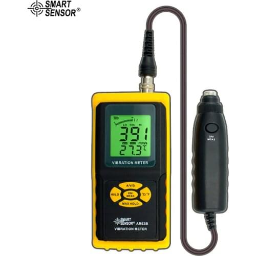 Hot Sale Original High Quality Precision Digital Smart Sensor AR63B Handheld Vibration Meter Vibration Gauge Tester Analyzer