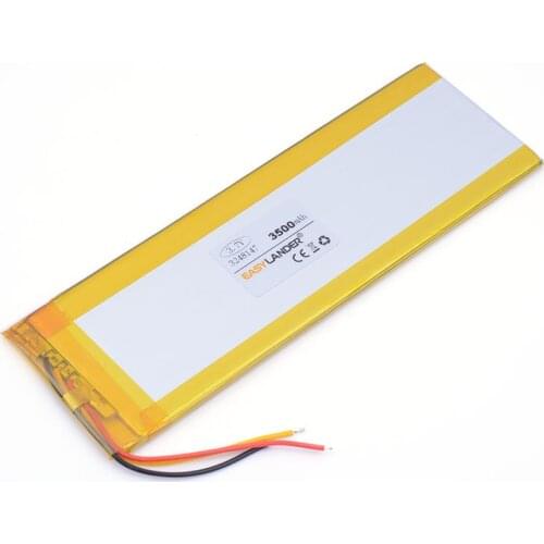 New product 3248147 3.7V 3500mAh Rechargeable Li-Polymer Li-ion Battery For 7" Irbis TX18 tablet pc Telephone DVR 3248145