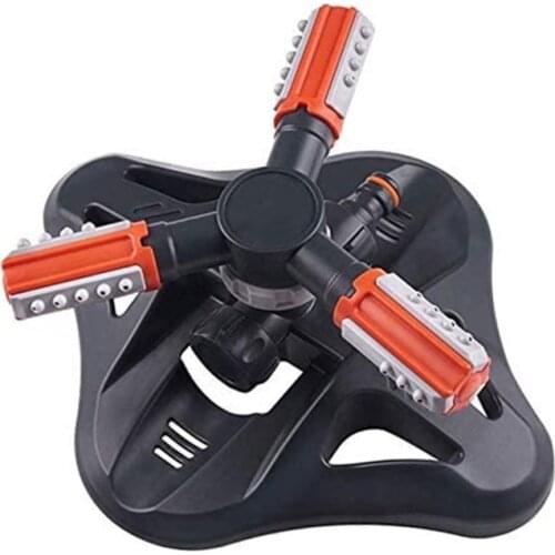 Adjustable 360 Degree 3 arm Rotating Sprinklers Grass Lawn Automatic Watering Nozzles Garden Agriculture Irrigation Device