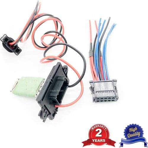 Heater Blower Fan Resistor and Wiring Harness Cable Connector for Renault Scenic Grand 7701207876