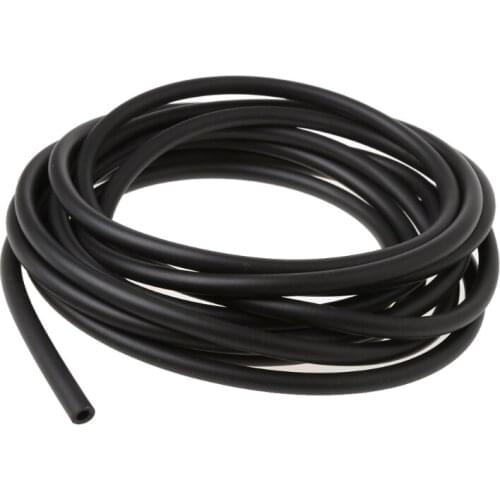 4mm Silicone Vacuum Tube Hose Silicon Tubing High Temperature 16.4ft 5M BLACK