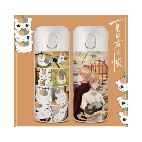 IVYYE natsume yuujinchou Fashion Anime Thermoses Cartoon Office Water Bottle Home Cup Gifts Unisex NEW