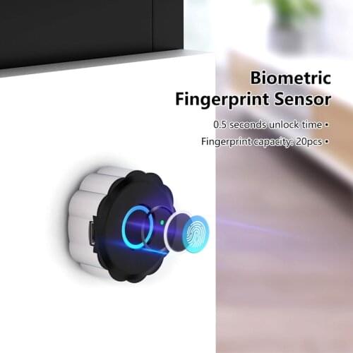 Smart Digital Reader Electronic Lock Support Fingerprint Unlock Keyless Available USB power Child Safety Cabinet Lock