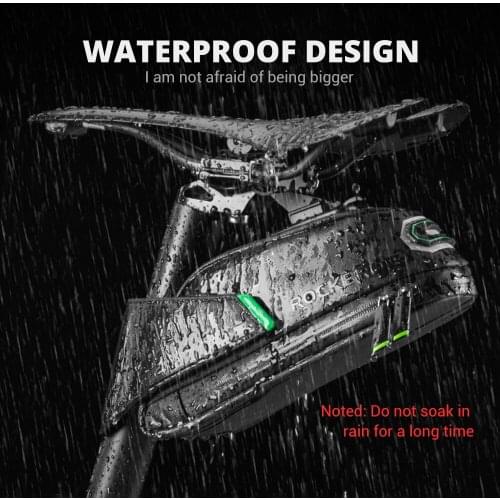 ROCKBROS Cycling Waterproof Bike Bag Easy Install Bicycle Saddle Bag Bicycle Rear Seatpost Panniers MTB Road Bike Bycicle Bag
