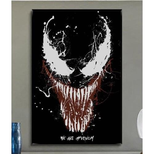 W230 Venom Hot Movie Trend Beautiful Fashion Silk Fabric Wall Poster Art Decor Sticker Bright