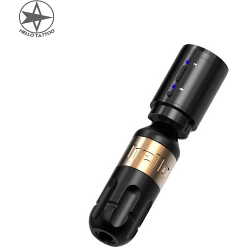 HELLO Original Wireless Tattoo Power Supply Battery Power Supply RCA Audio For Rotary Machine Battery Adapter Fast Charger