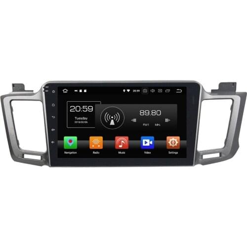 10.1" Android 8.0 Car Audio DVD Radio GPS Navigation for Toyota RAV4 2012-2015 4GB RAM Bluetooth WIFI USB Mirror-link 32GB ROM