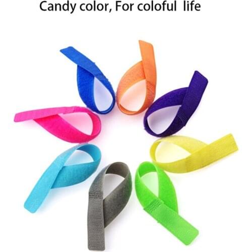 10pcs Nylon Cable Organizer Wire Winder Clip Earphone Holder Cord Cable Management for IPhone Samsung Xiaomi USB Cable
