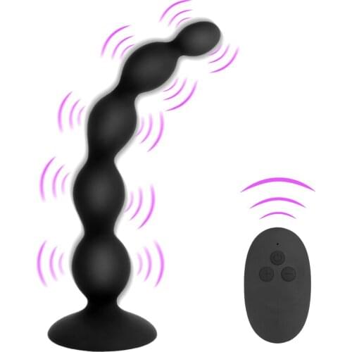 10 Speed Prostate Massage Sex Toy For Men Women Dual Motor Anal Vibrator Butt Plug Stimulator Anal Beads Remote Control Vibrator