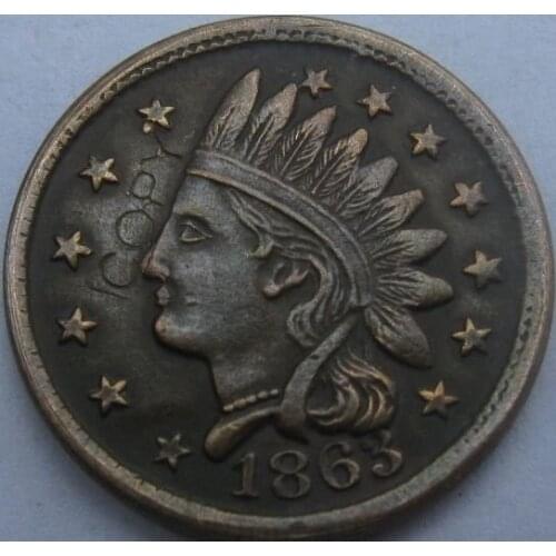 Civil war 1863 copy coins #1