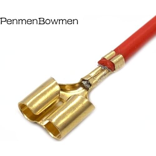 4.0MM Mating Pin Bullet Connector Splice Terminal For Elcetric Socket Crimp Loose Auto Wire With 16AWG Cable DJ222-4A