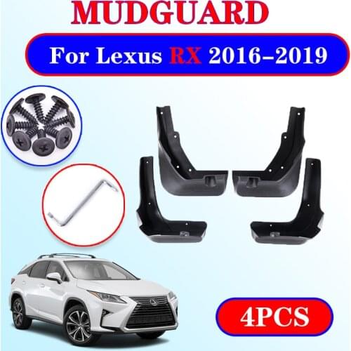 Mudflap for Lexus RX XU30 AL10 AL20 RX300 RX330 RX350 RX400h 2016~2019 Fender Mud Guard Splash Flaps Mudguards Accessories 2010