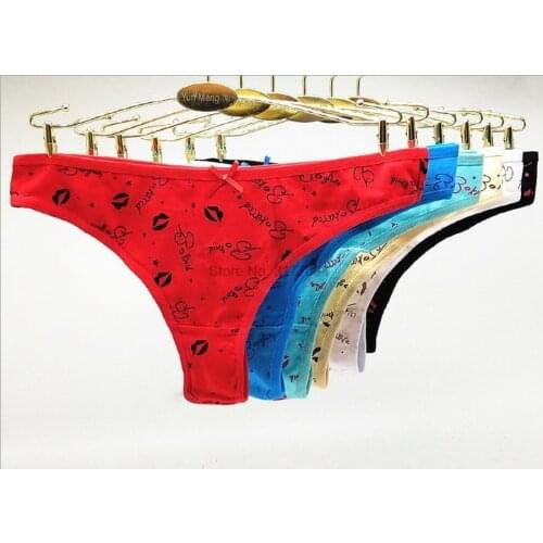 DHL 500pcs Sexy G-String Women Cotton Underwear Lace Transparent Panties Lady T-back Intimates