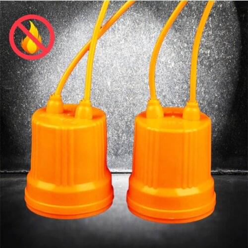 E27 Ceramic Waterproof Holder Base Screw Light Bulb Lamp Socket Flame Retardant Durable Material Safe Non Electric leakage