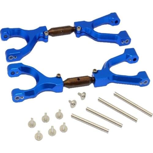GPM SPRING STEEL+ALUMINIUM FRONT/REAR ADJUSTABLE UPPER ARMS For TRAXXAS X-MAXX RC Upgrade