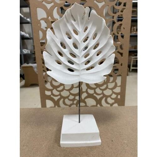 LEAF OBJECT POLYESTER HOME DECORATION 27X14 CM PRODUCT OWN PRODUCTION AS POLYESTER SMOOTH RAW