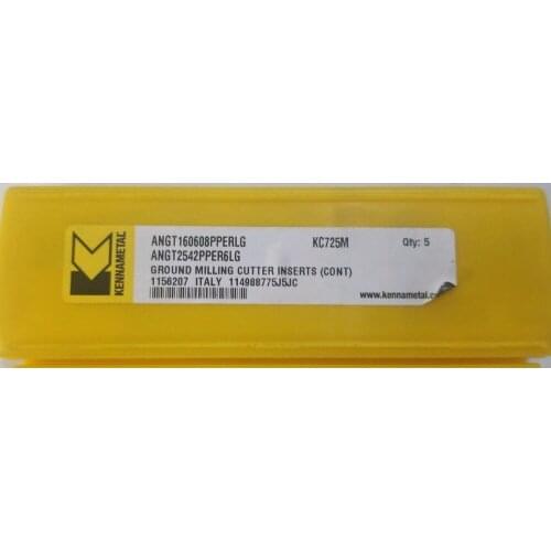 10PCS CARBIDE INSERT ANGT160608PPERLG KC725M