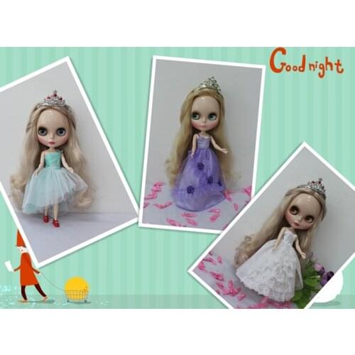 Blygirl Blyth doll clothes to send headdress 3 dress skirt