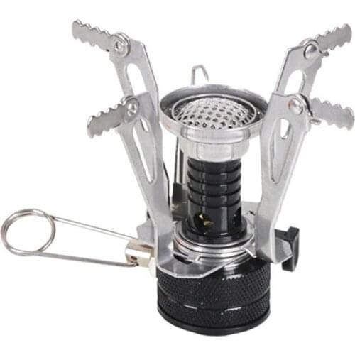 Mounchain Mini Camping Stoves Folding Outdoor Gas Stove Portable Furnace Cooking Picnic Split Stoves Cooker Burners Accessories