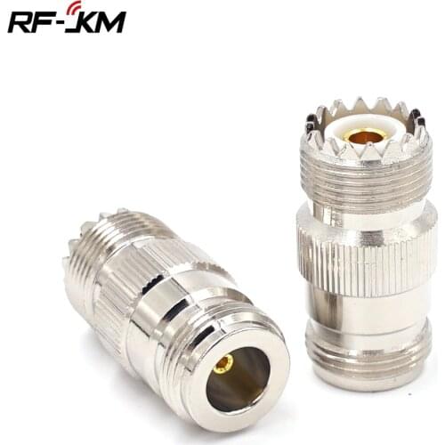 N Type Female to UHF SO239 PL-259 Female RF Coaxial Adapter Connector